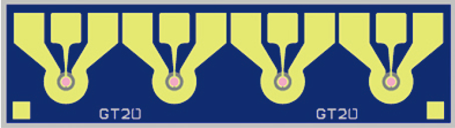 InGaAs 4x25G PIN PD Array(pitch=250um) (∅20μm).jpg